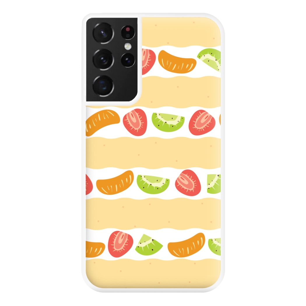 Fruit Sando Pattern Phone Case for Galaxy S21 Ultra
