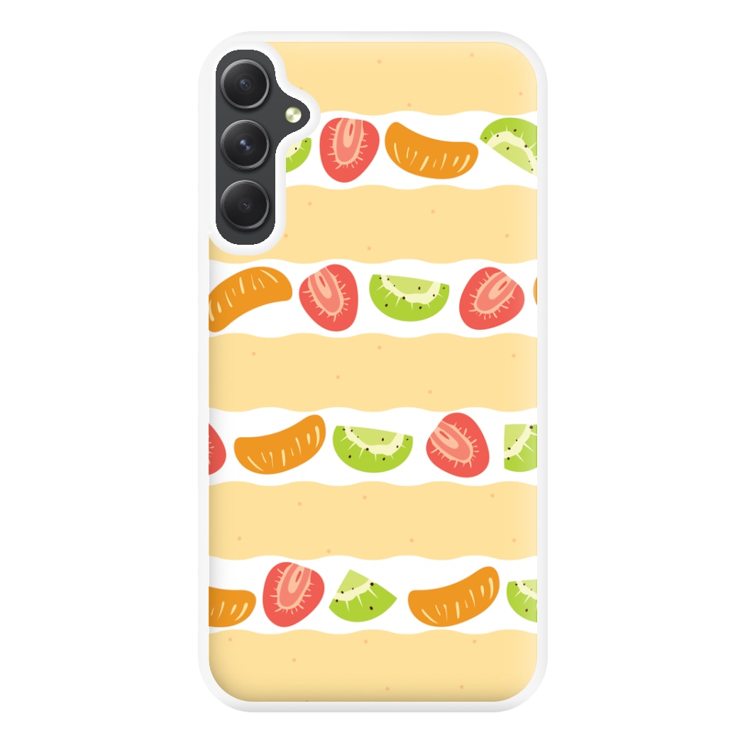 Fruit Sando Pattern Phone Case for Galaxy A34