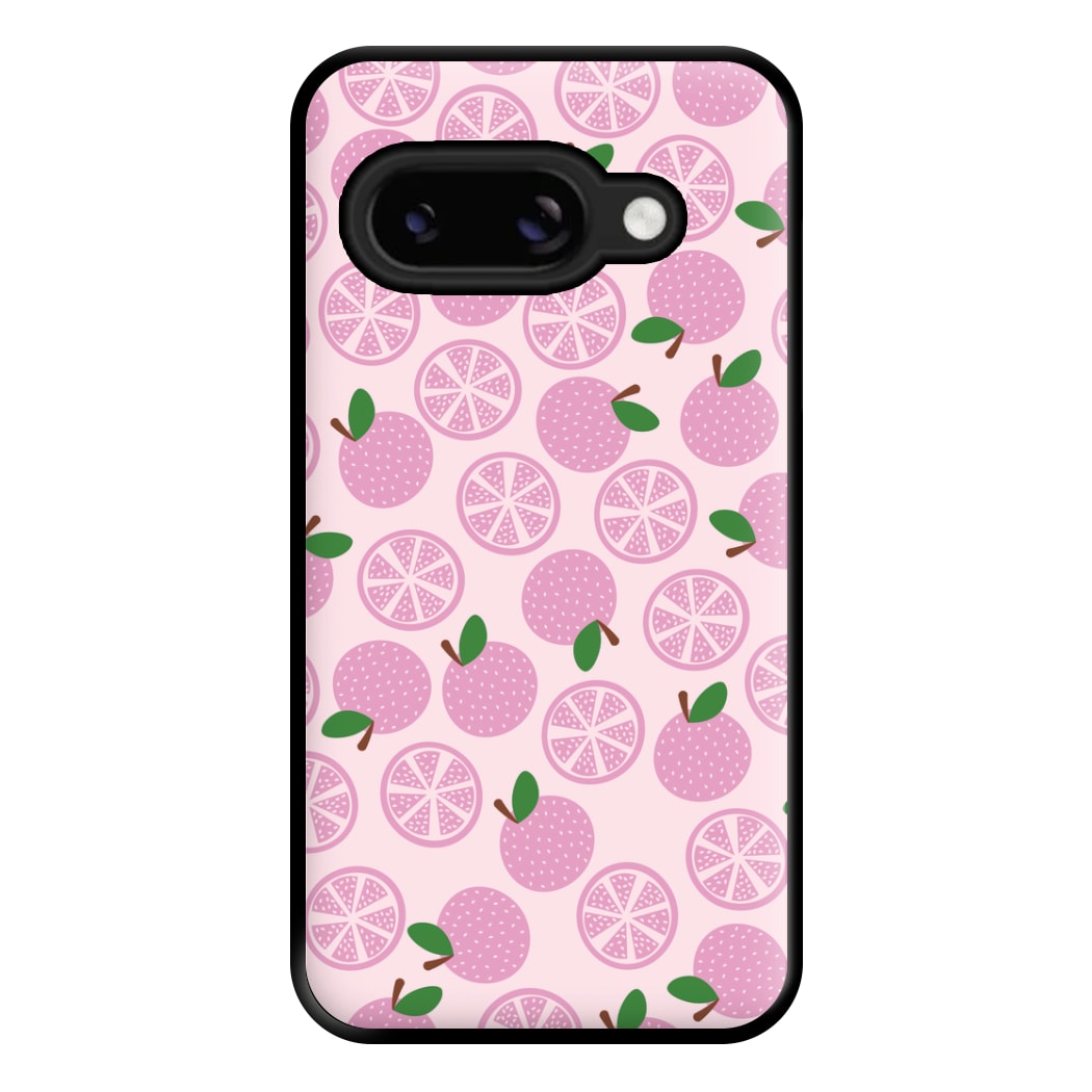 Textured Grapefruit Pattern Phone Case for Google Pixel 8a