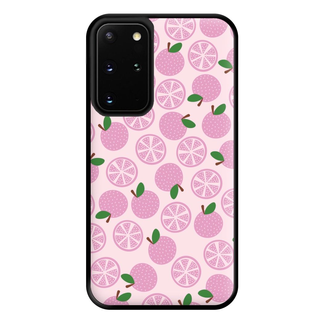 Textured Grapefruit Pattern Phone Case for Galaxy S20 Plus