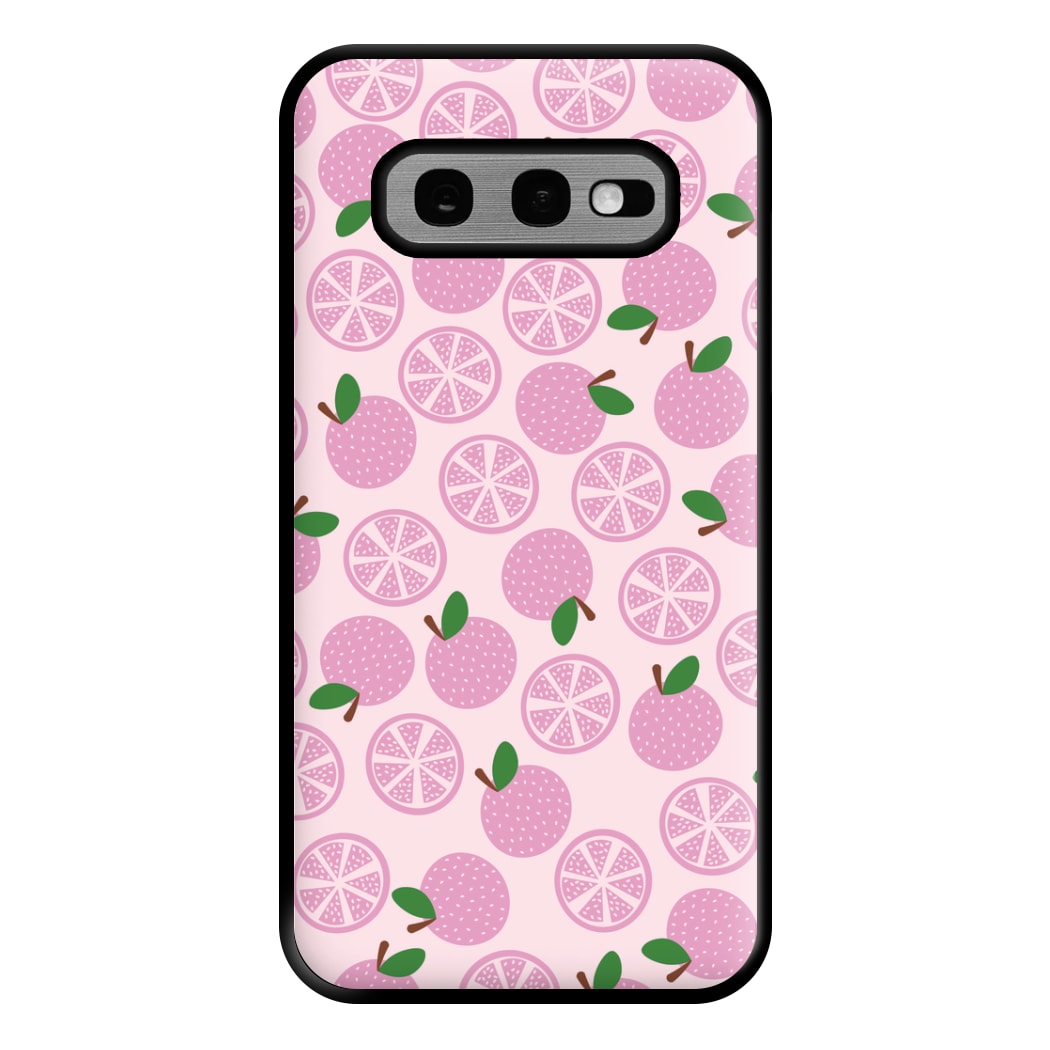 Textured Grapefruit Pattern Phone Case for Galaxy S10e