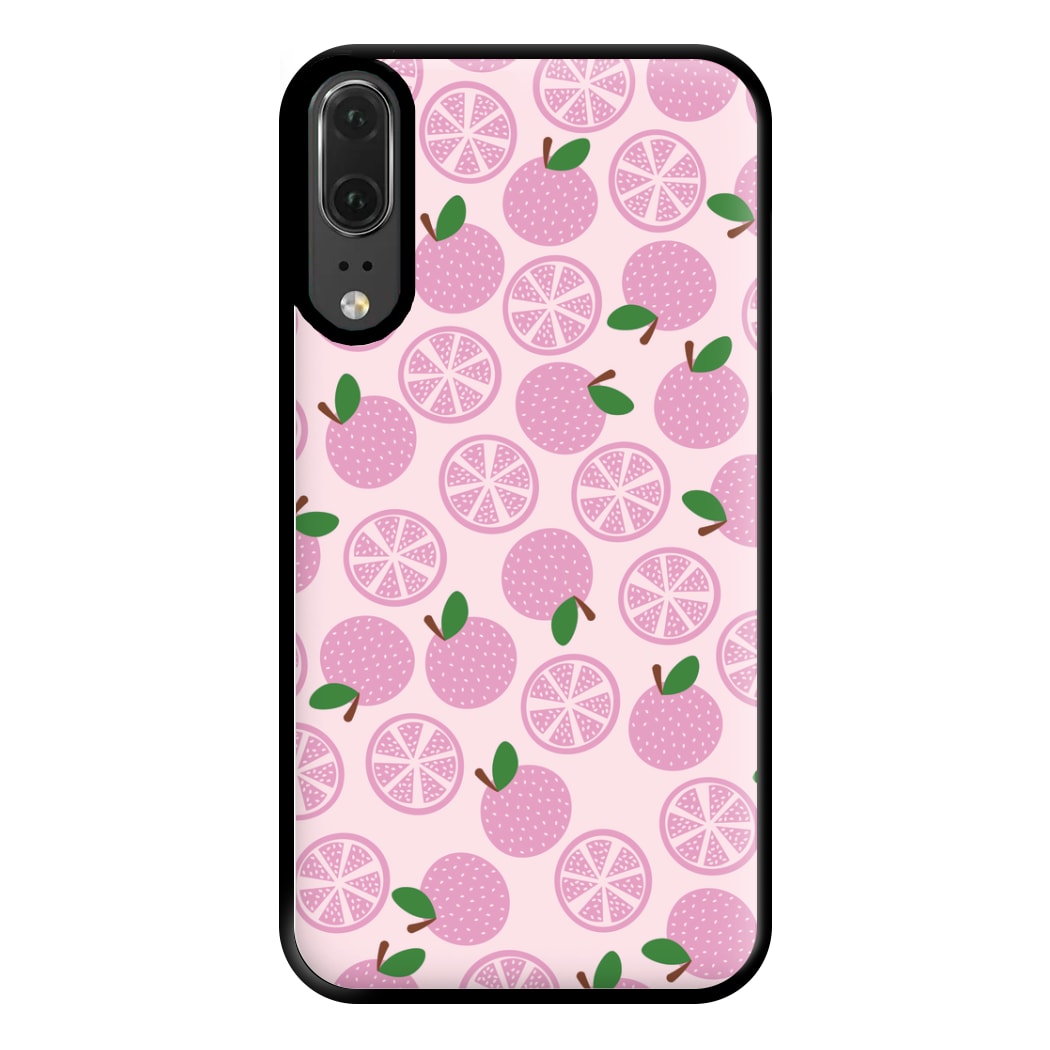 Textured Grapefruit Pattern Phone Case for Huawei P20