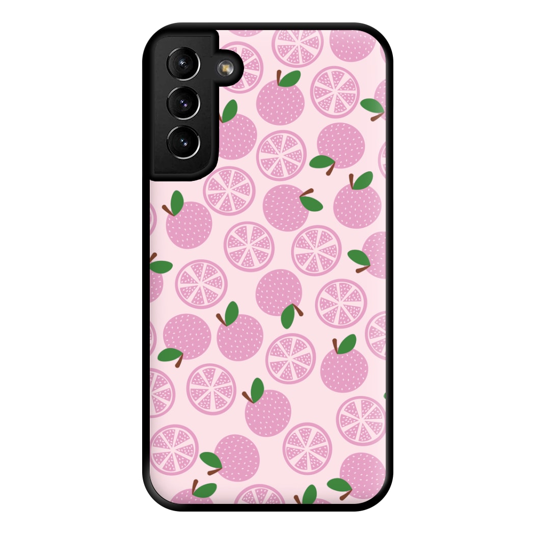 Textured Grapefruit Pattern Phone Case for Galaxy S21 Plus
