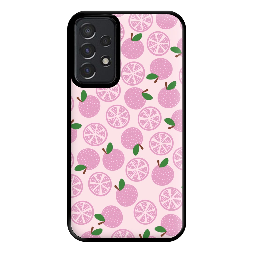 Textured Grapefruit Pattern Phone Case for Galaxy A52 / A52s