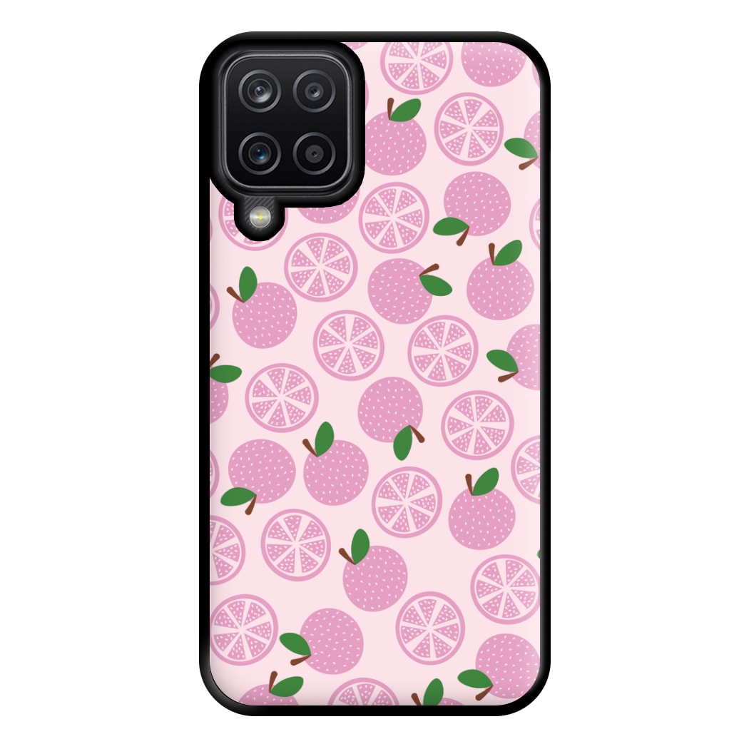 Textured Grapefruit Pattern Phone Case for Galaxy A12