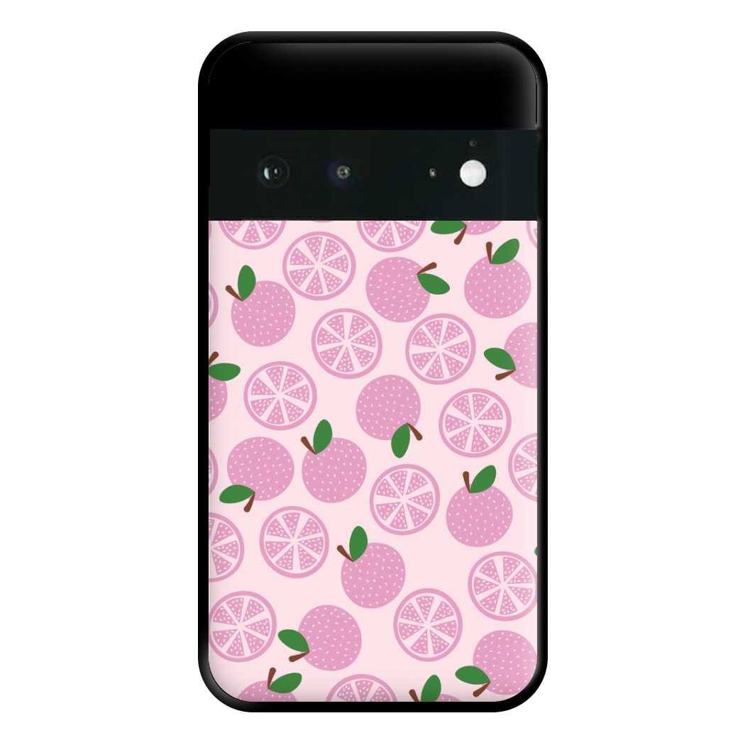 Textured Grapefruit Pattern Phone Case for Google Pixel 6a