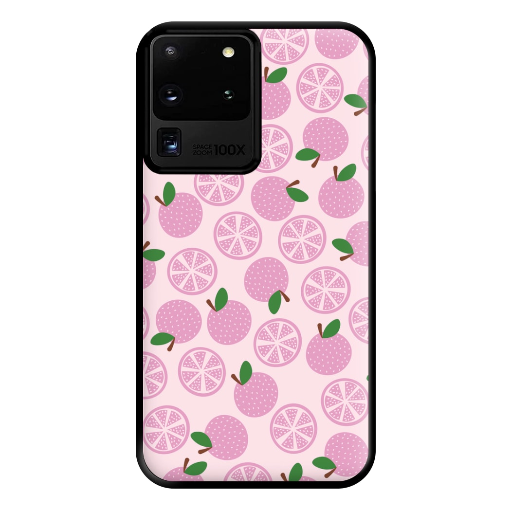 Textured Grapefruit Pattern Phone Case for Galaxy S20 Ultra