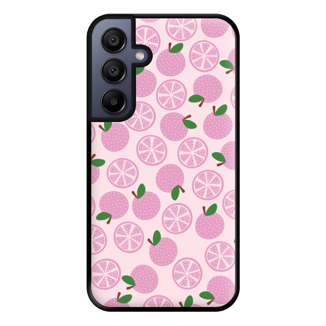 Textured Grapefruit Pattern Phone Case for Galaxy A16
