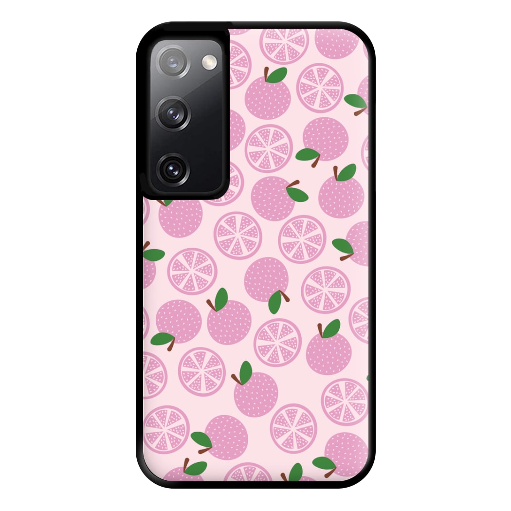 Textured Grapefruit Pattern Phone Case for Galaxy S20
