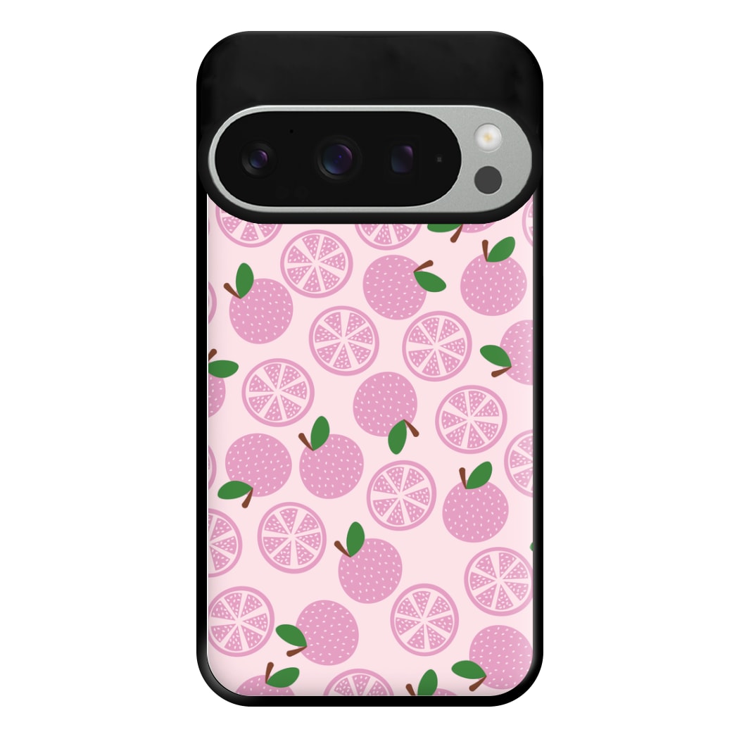 Textured Grapefruit Pattern Phone Case for Google Pixel 9 Pro XL