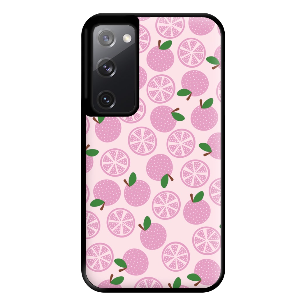 Textured Grapefruit Pattern Phone Case for Galaxy S20FE