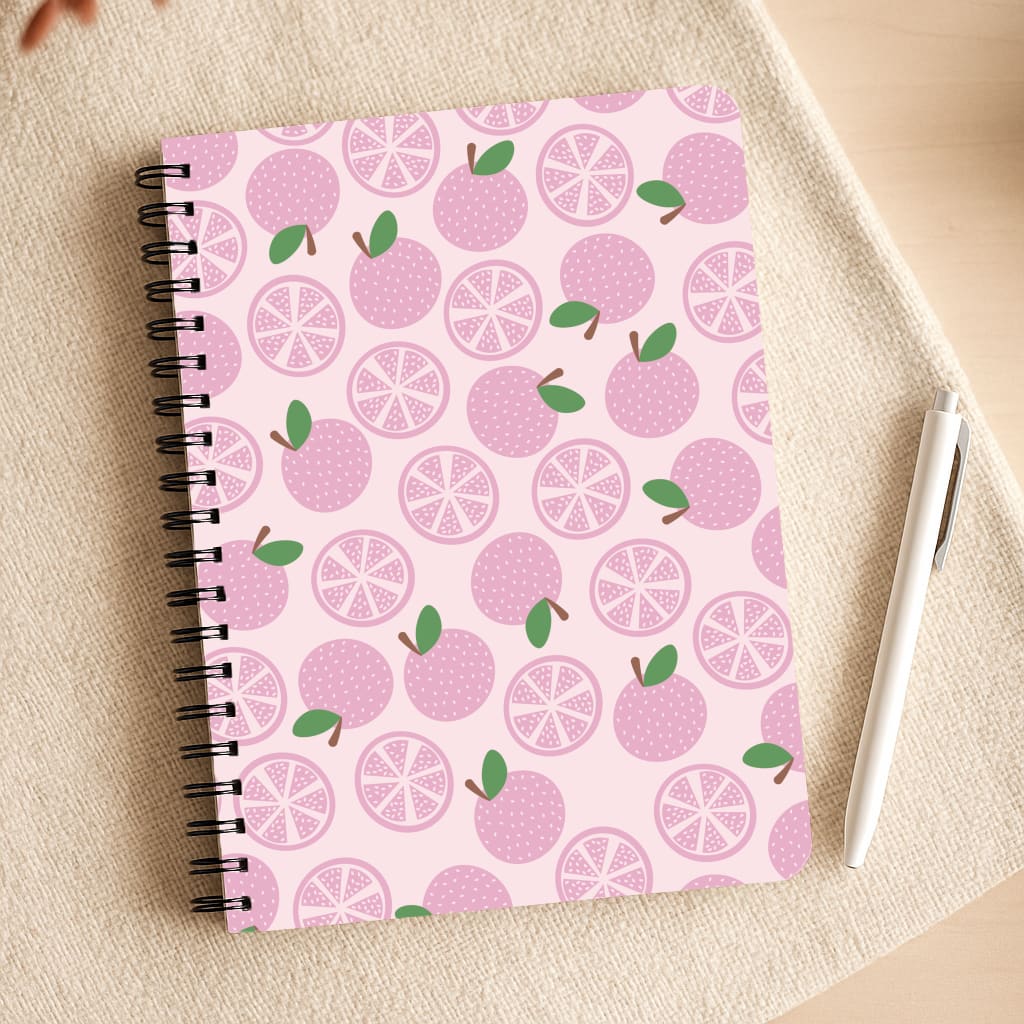 Textured Grapefruit Pattern Notepad