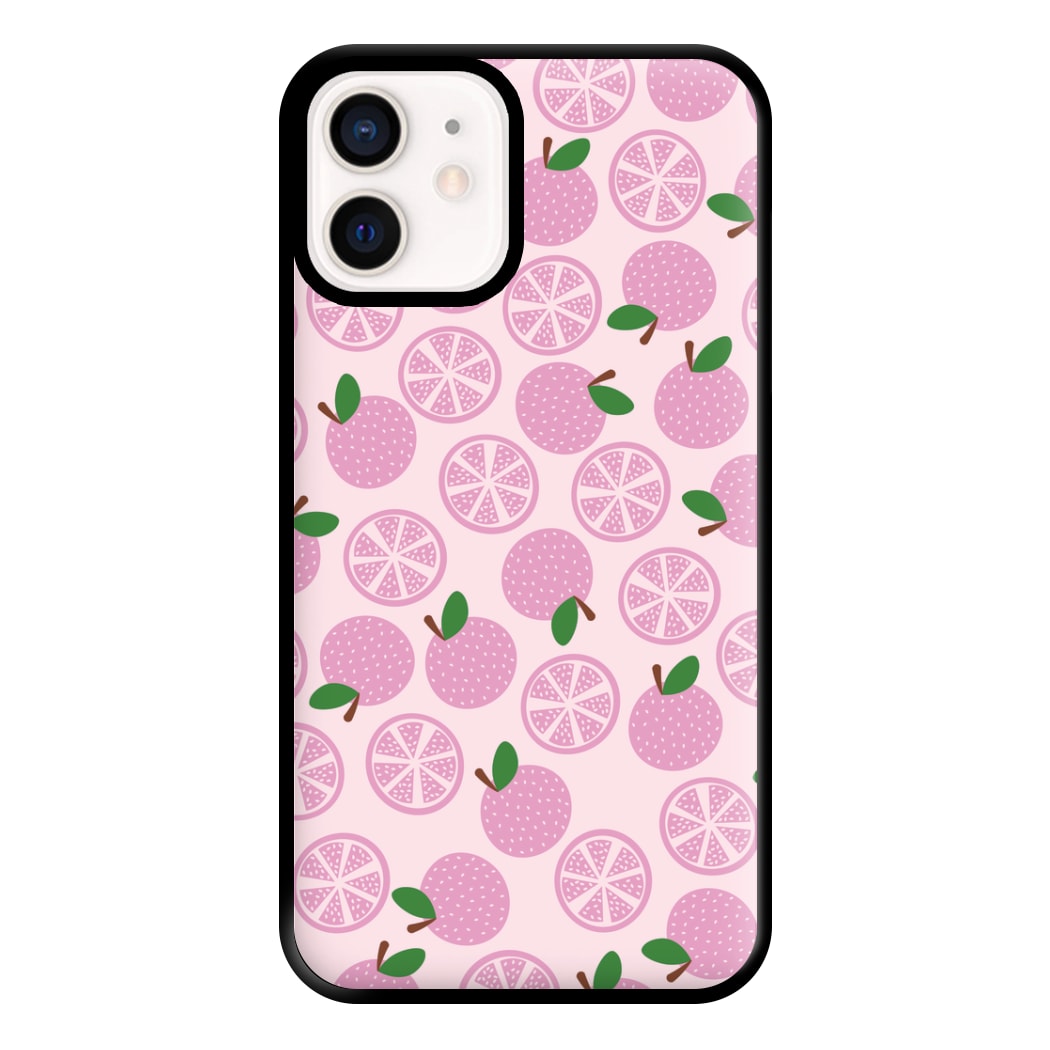 Textured Grapefruit Pattern Phone Case for iPhone 13 Mini