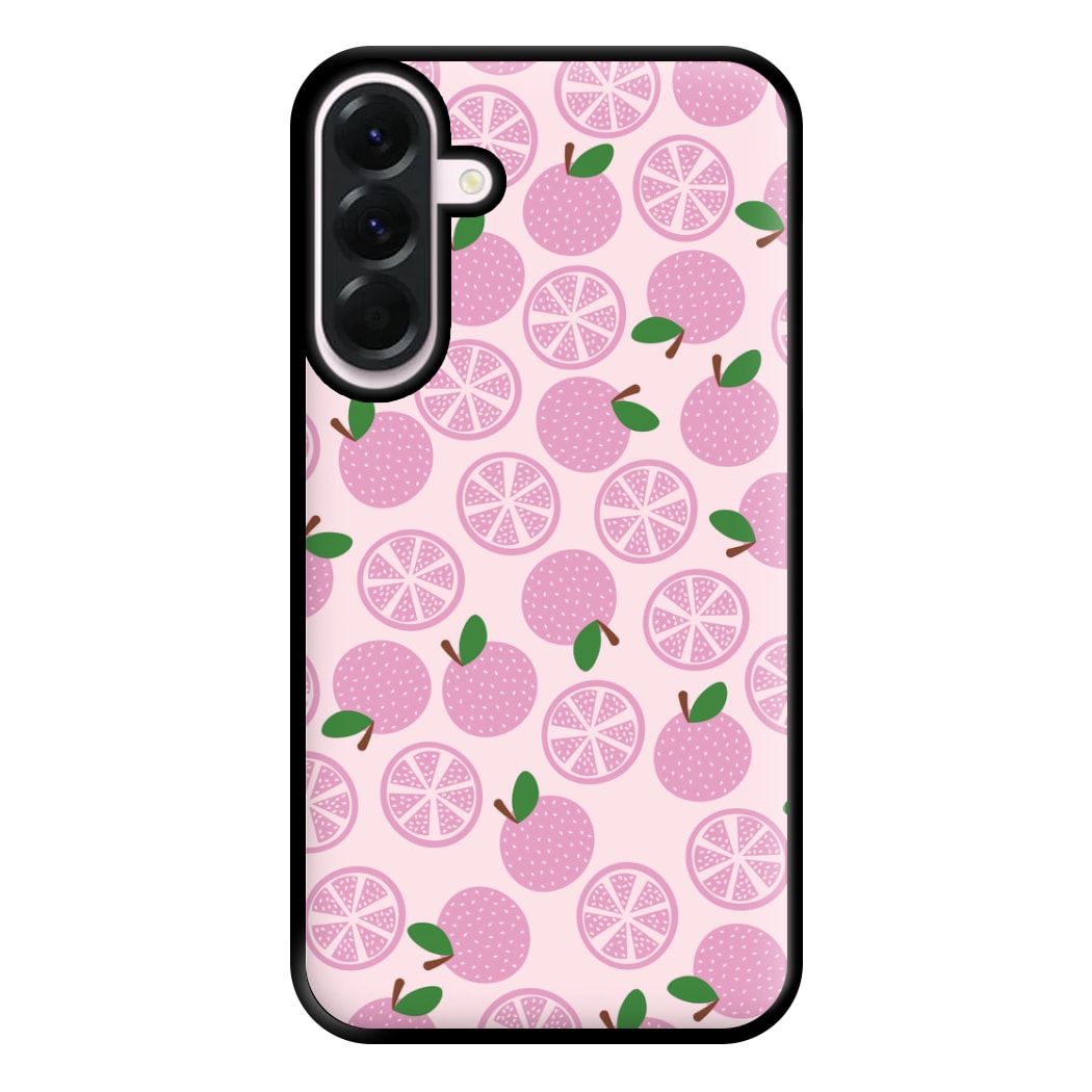 Textured Grapefruit Pattern Phone Case for Galaxy A36