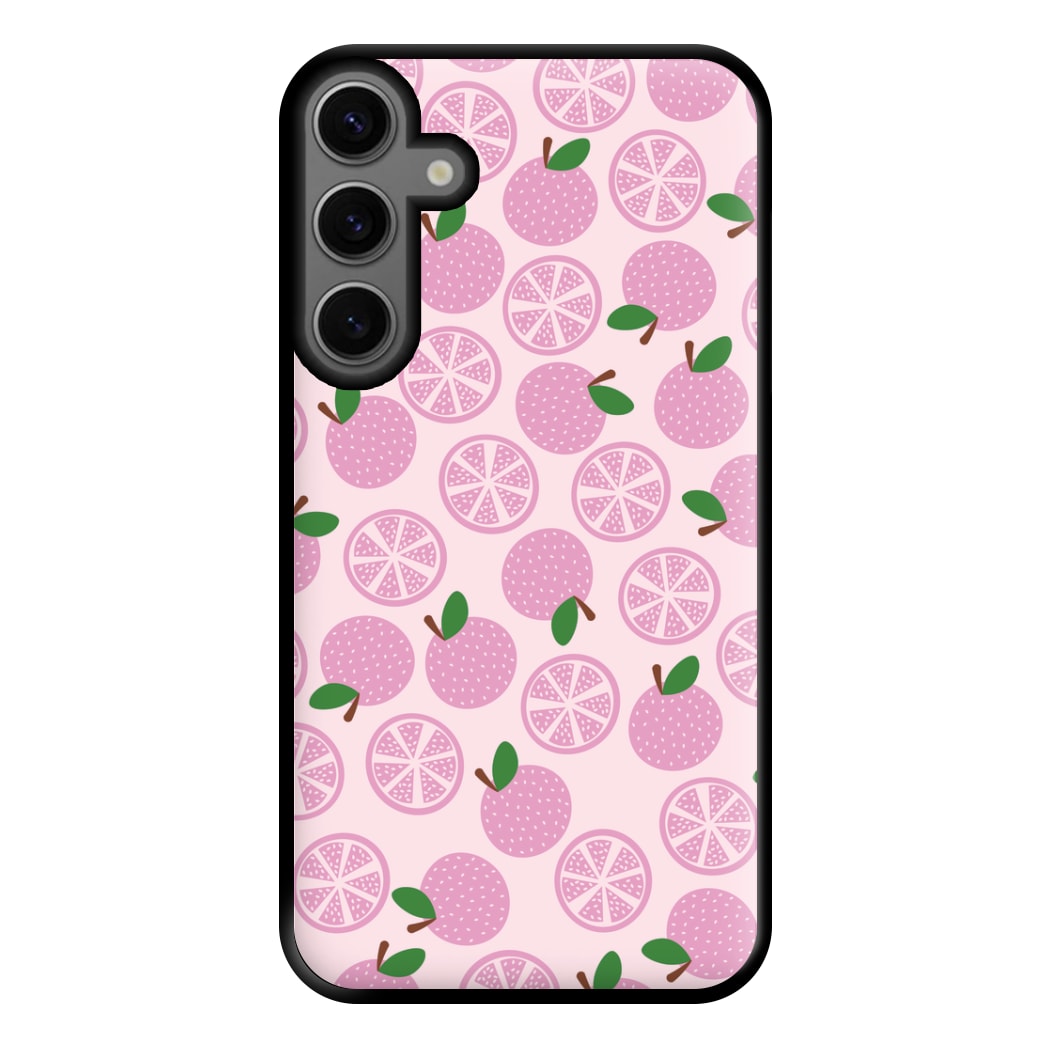 Textured Grapefruit Pattern Phone Case for Galaxy S23FE