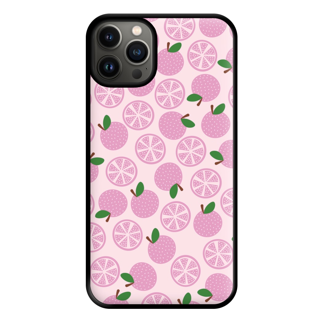 Textured Grapefruit Pattern Phone Case for iPhone 13