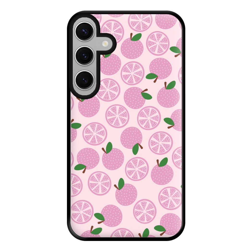 Textured Grapefruit Pattern Phone Case for Galaxy S24FE