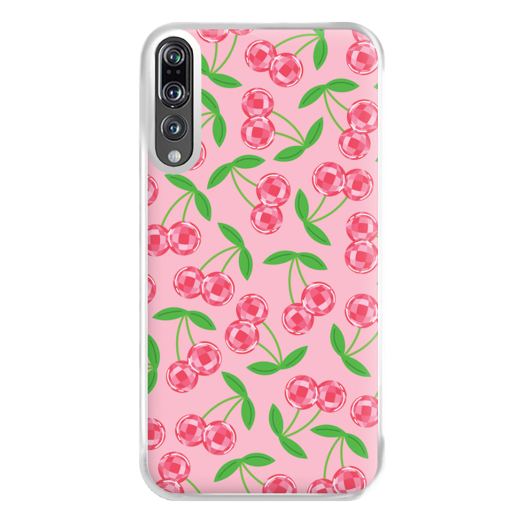 Disco Cherries Pattern Phone Case for Huawei P20 Pro
