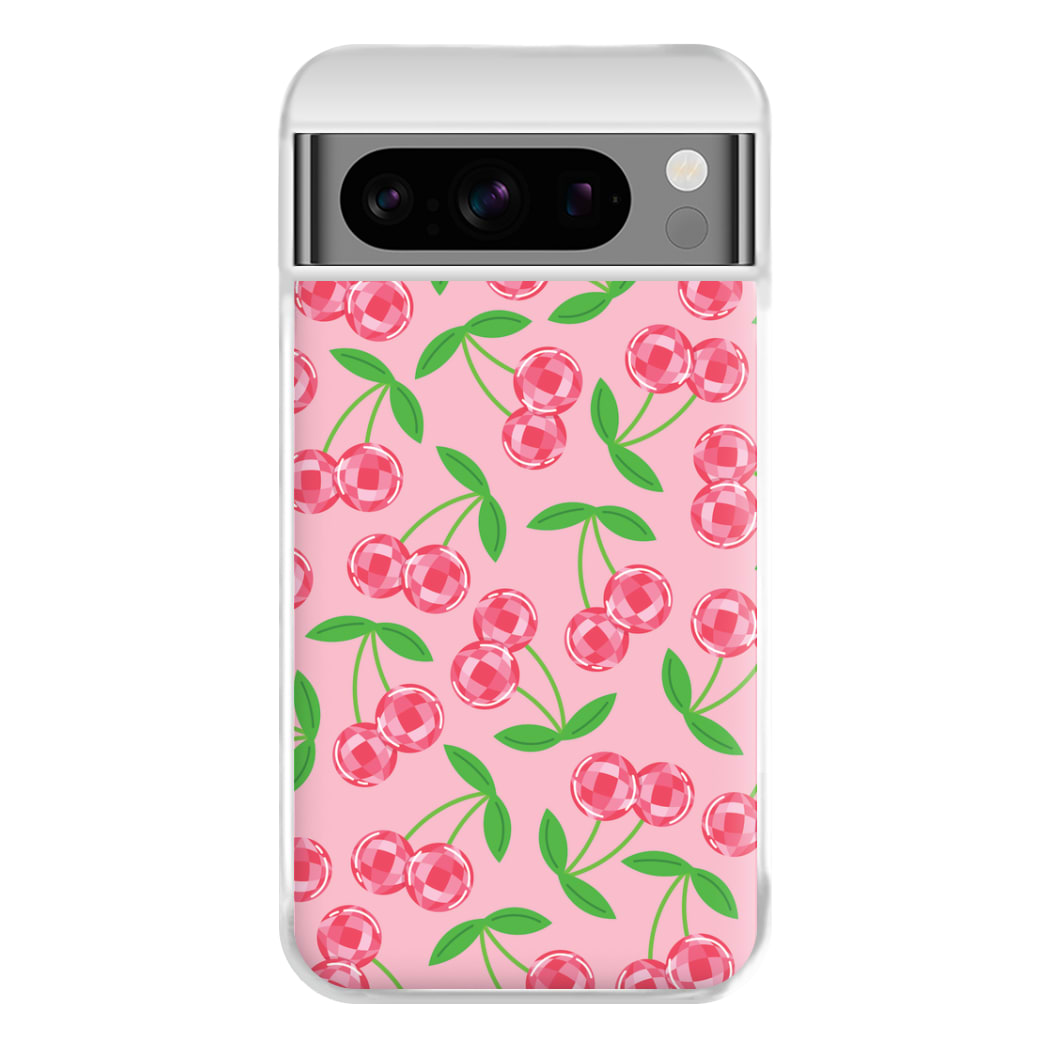 Disco Cherries Pattern Phone Case for Google Pixel 8 Pro