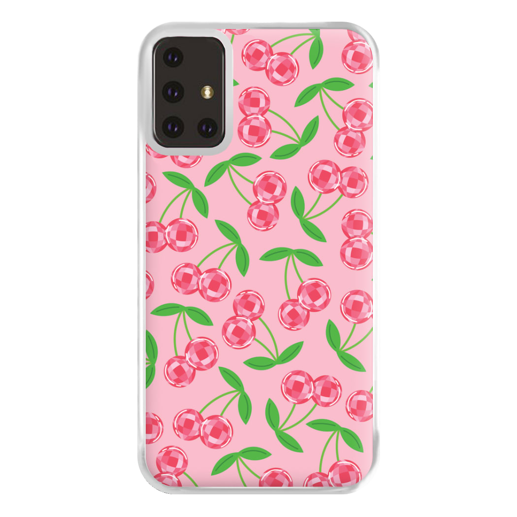 Disco Cherries Pattern Phone Case for Galaxy A71