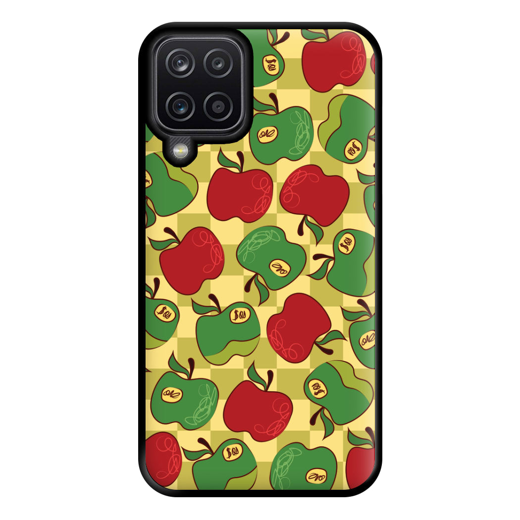 Artsy Apples Pattern Phone Case for Galaxy A12