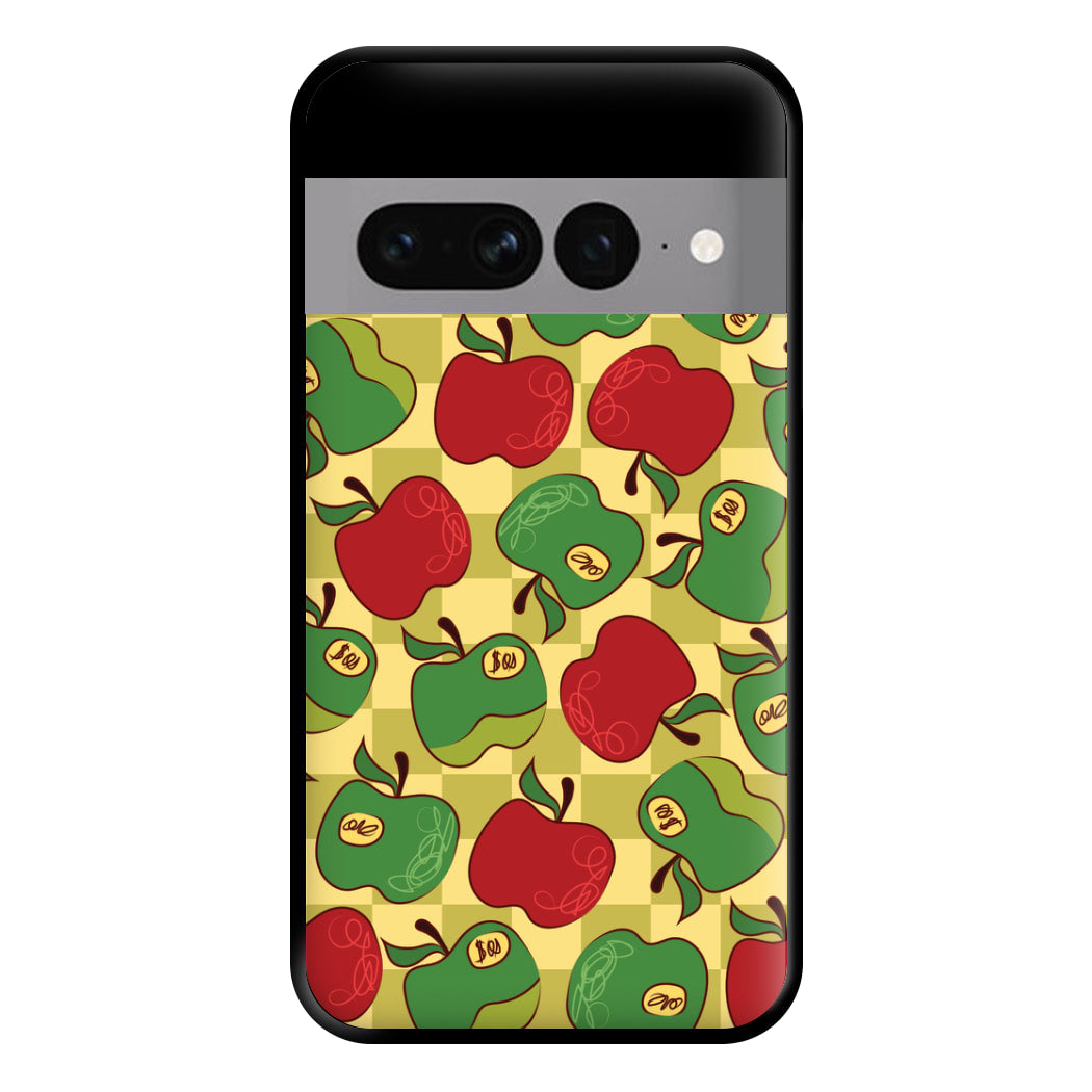 Artsy Apples Pattern Phone Case for Google Pixel 7 Pro