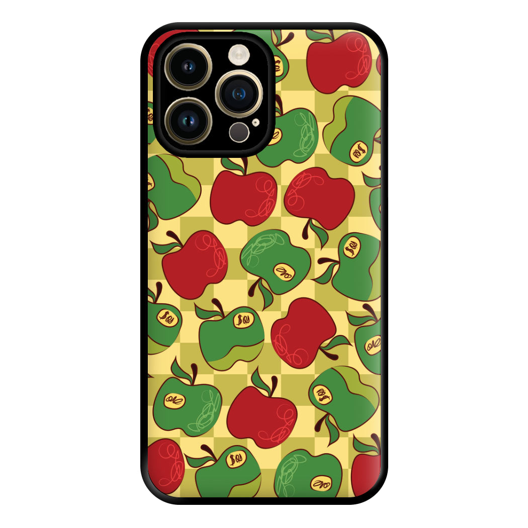 Artsy Apples Pattern Phone Case for iPhone 14 Pro Max