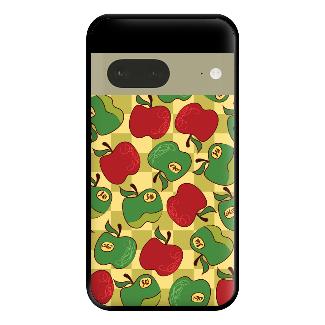 Artsy Apples Pattern Phone Case for Google Pixel 7a