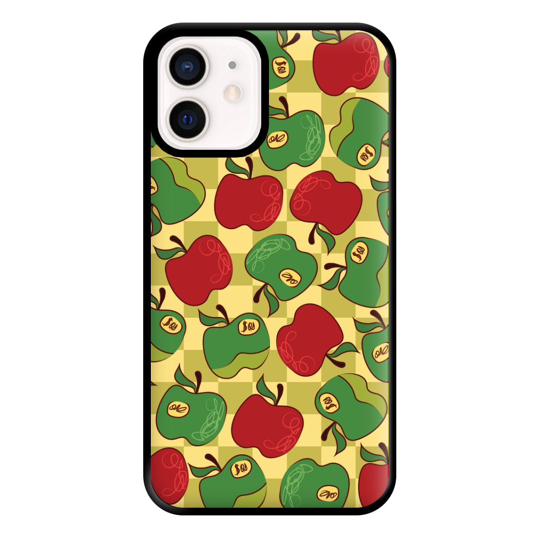 Artsy Apples Pattern Phone Case for iPhone 13 Mini