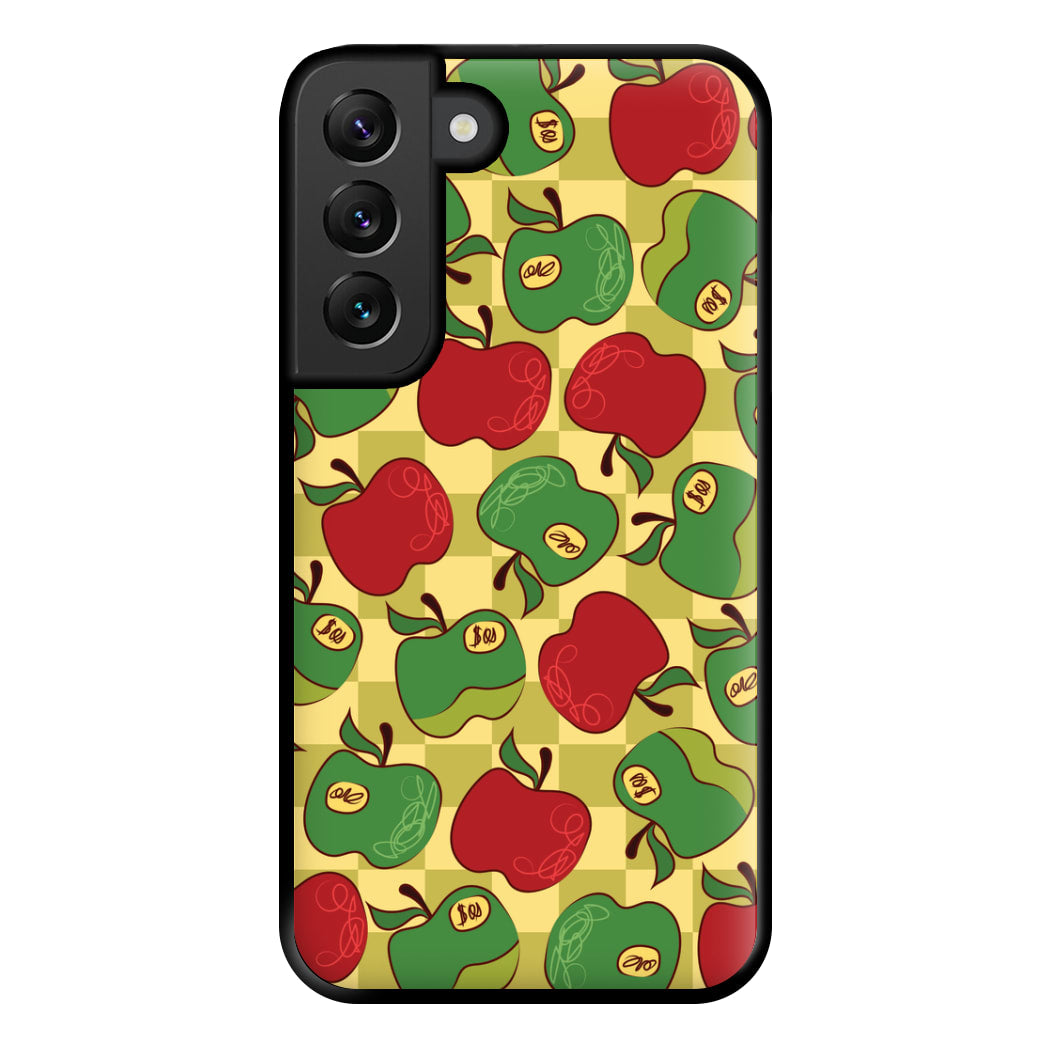 Artsy Apples Pattern Phone Case for Galaxy S22 Plus