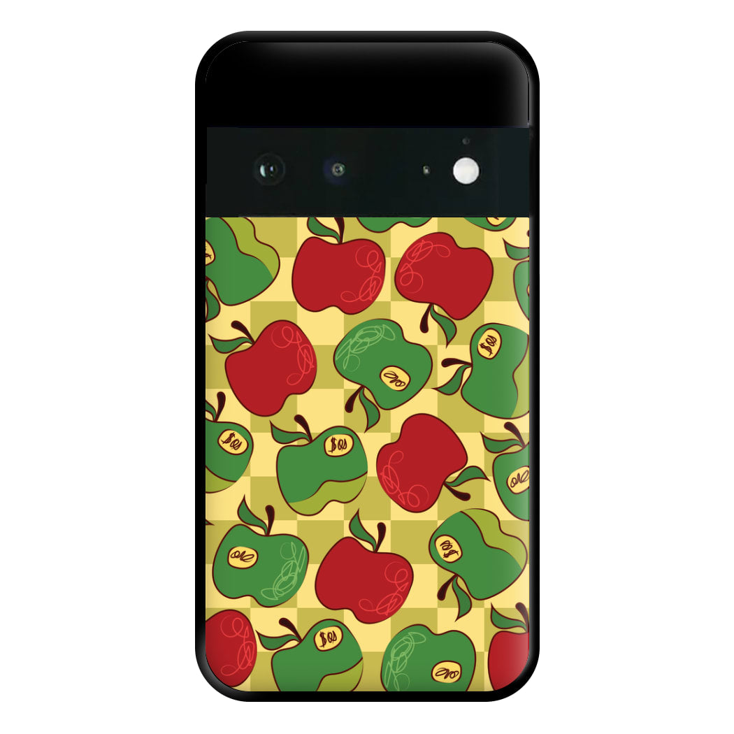 Artsy Apples Pattern Phone Case for Google Pixel 6a