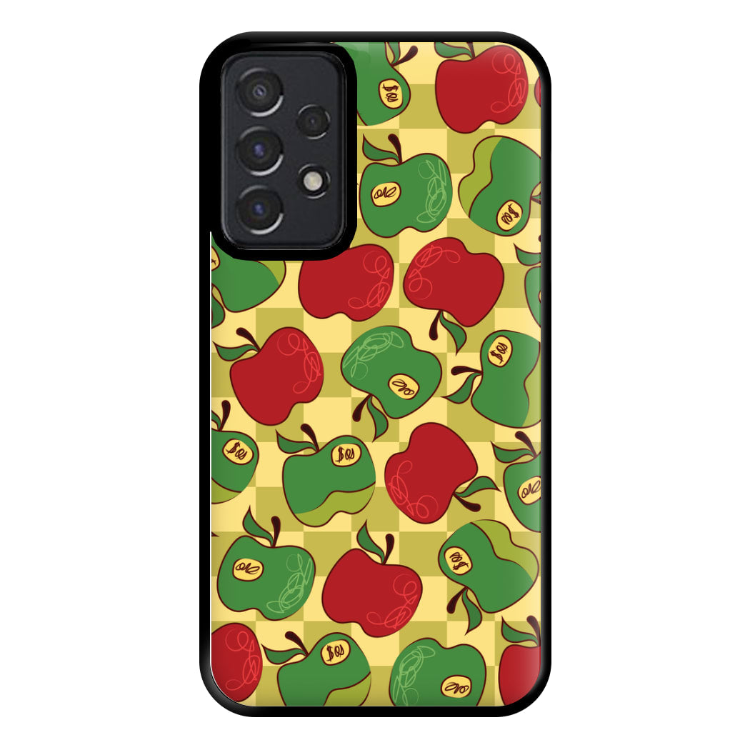 Artsy Apples Pattern Phone Case for Galaxy A52 / A52s