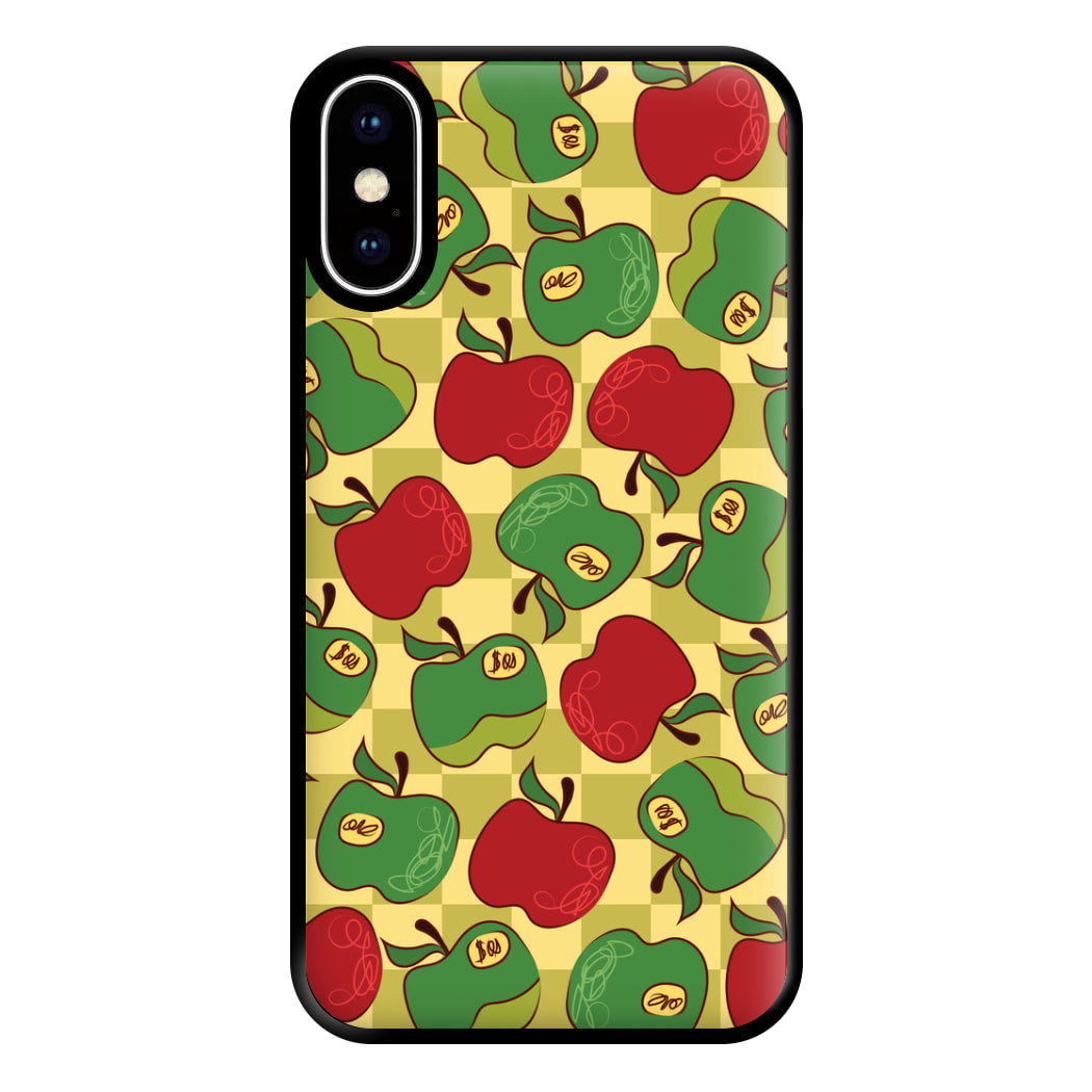 Artsy Apples Pattern Phone Case for iPhone XS Max