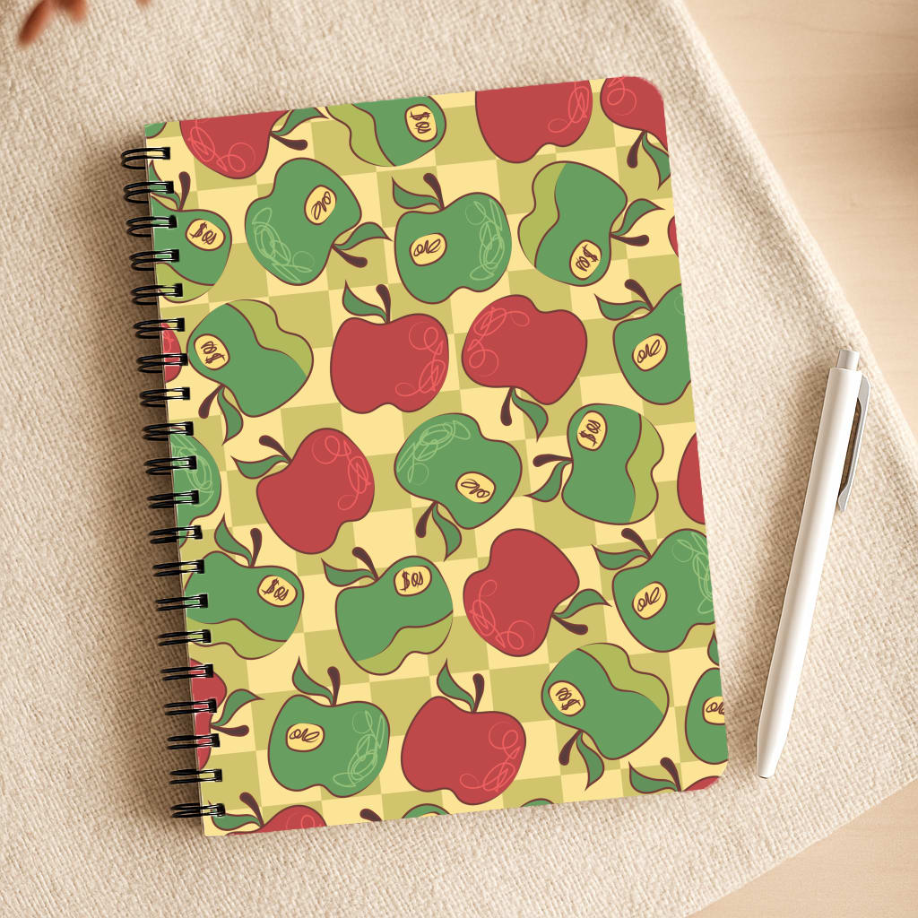 Artsy Apples Pattern Notepad