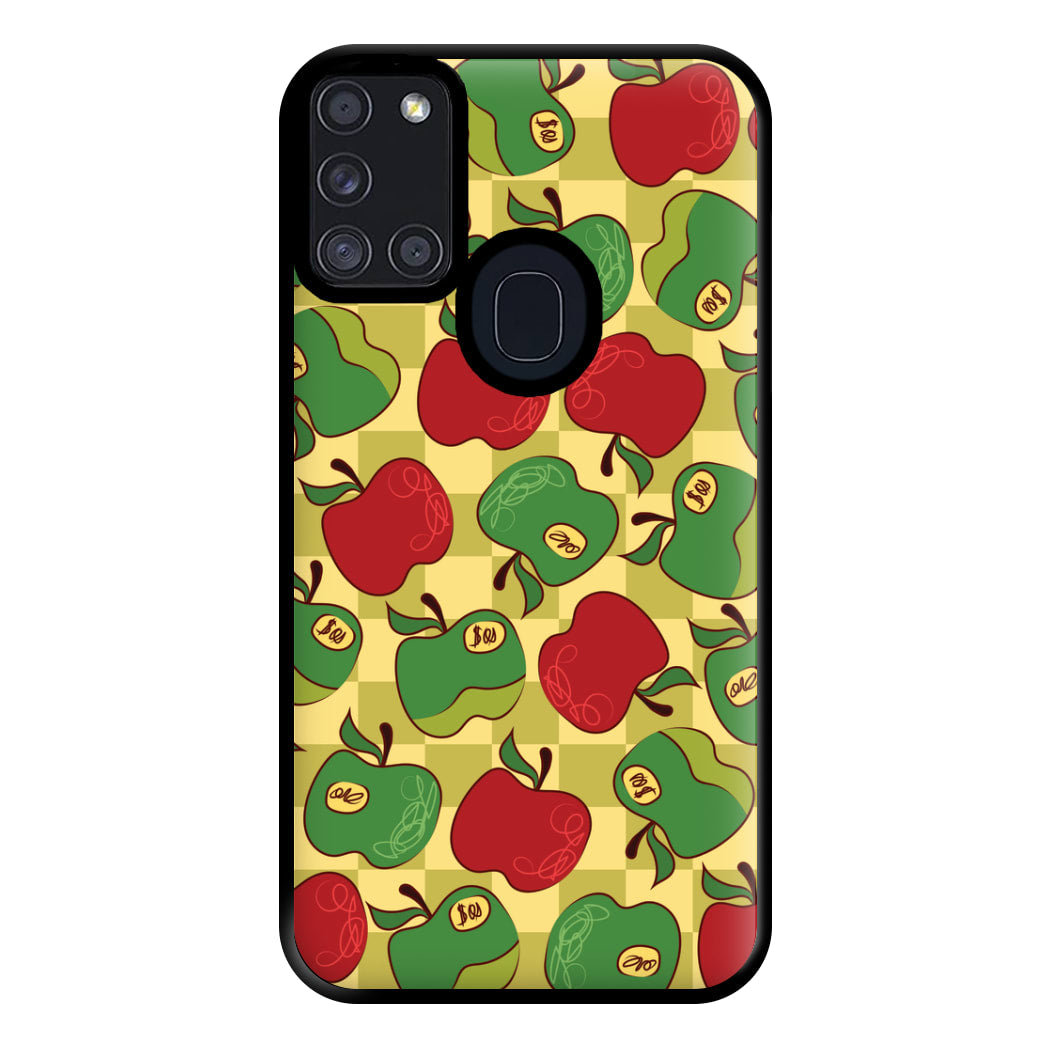 Artsy Apples Pattern Phone Case for Galaxy A21s
