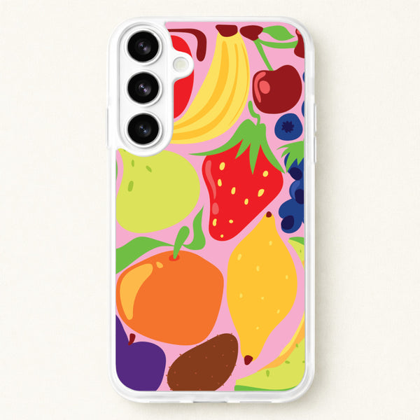 Abstract Fruits Phone Case for Galaxy S26 Plus