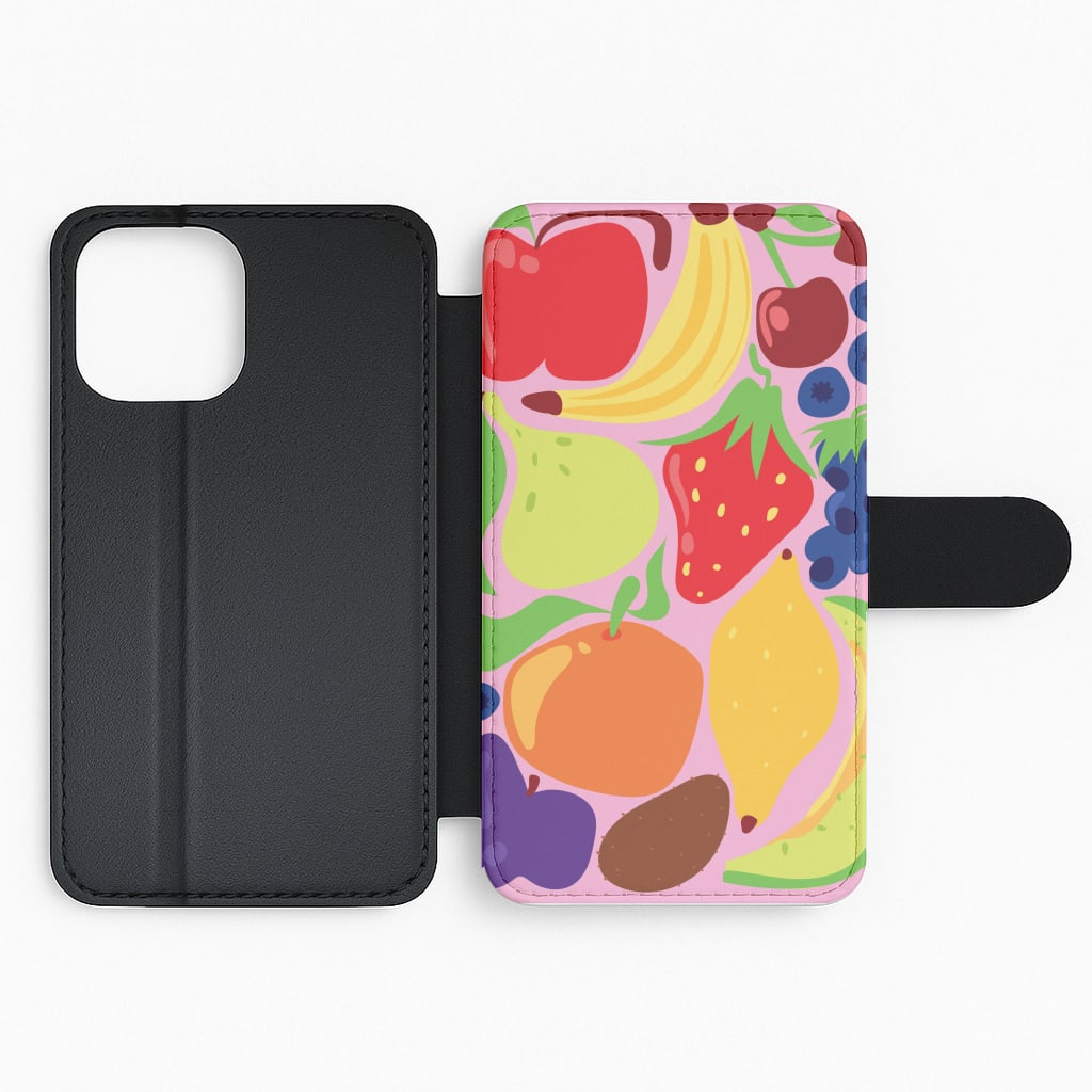Abstract Fruits Flip Phone Case