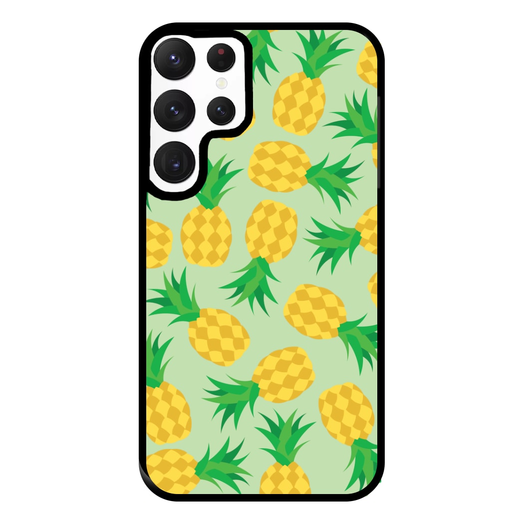 Pineapples Pattern Phone Case for Galaxy S22 Ultra