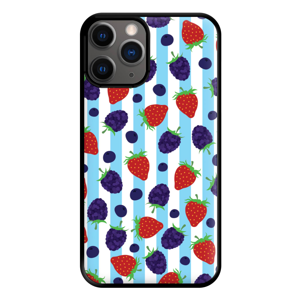 Stripes And Berries Phone Case for iPhone 12 Pro Max