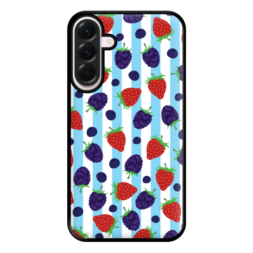 Stripes And Berries Phone Case for Galaxy A36