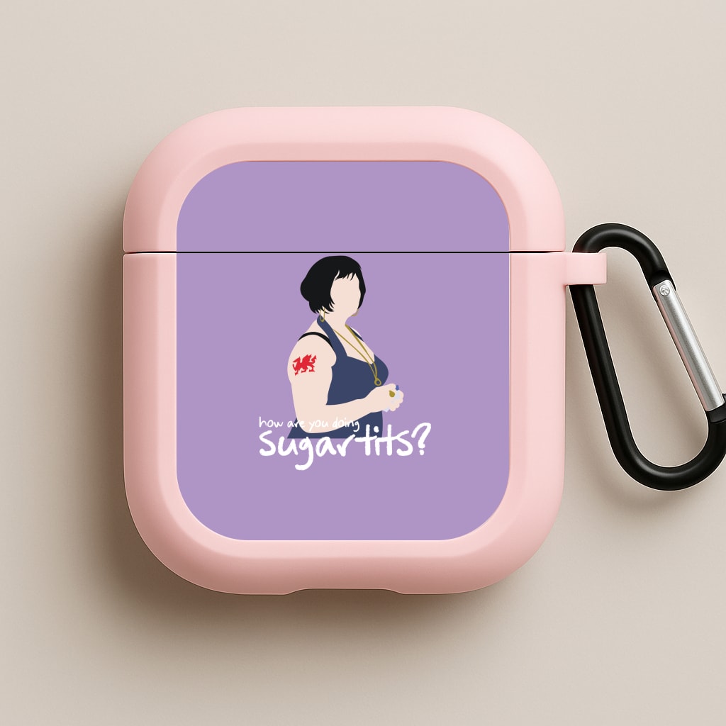 How You Doing? Pink AirPods Case