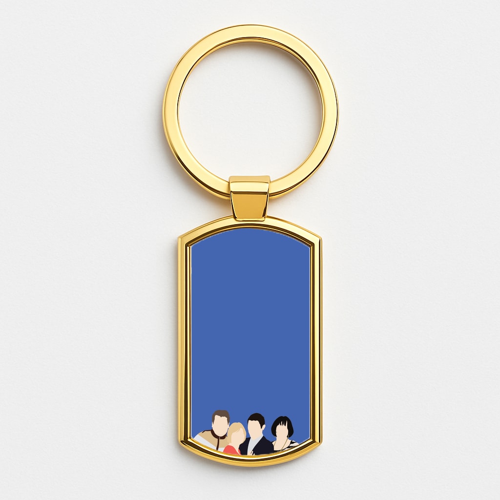 Cast Gold Keyring