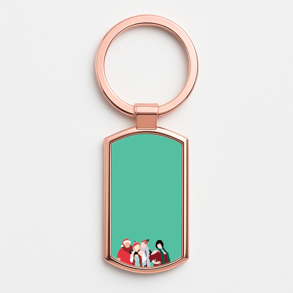 Cast Rose Gold Keyring