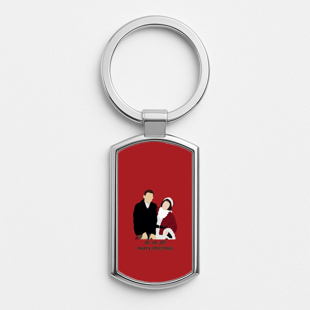 Oh Oh Oh - Gaving And Stacey Silver Keyring