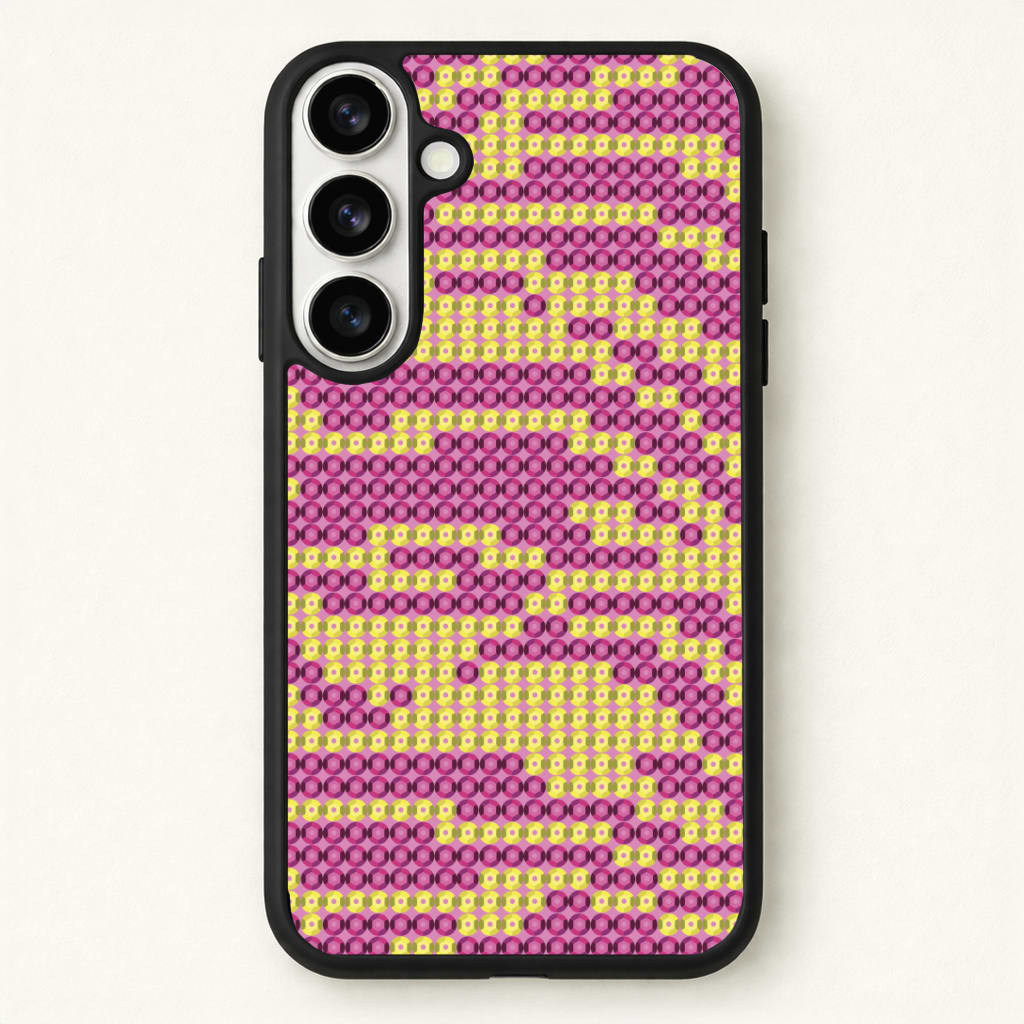 Sequin Tiger Pattern Phone Case for Galaxy S26