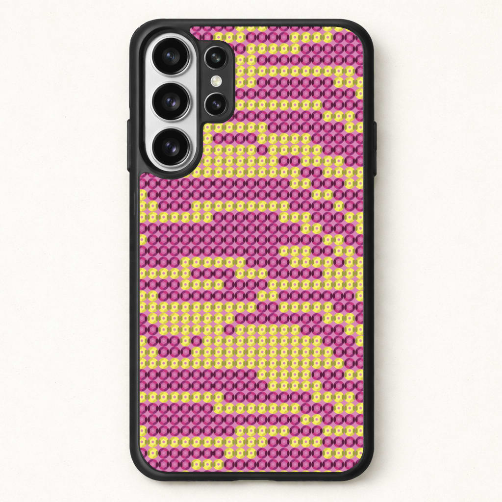 Sequin Tiger Pattern Phone Case for Galaxy S26 Ultra