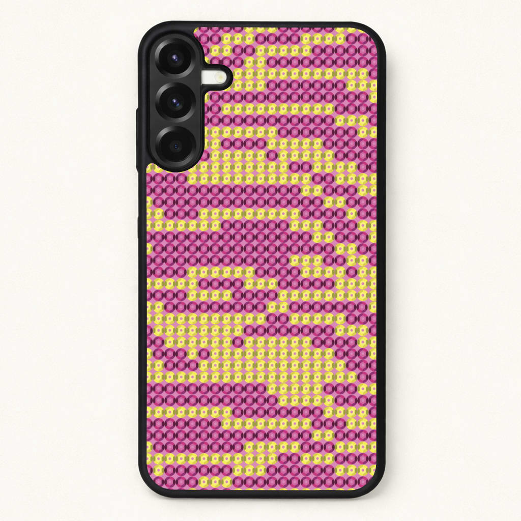 Sequin Tiger Pattern Phone Case for Galaxy A17