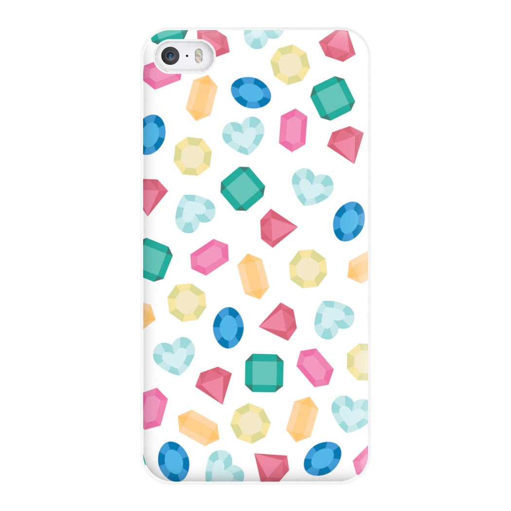 Cartoon Multicoloured Gems Pattern Phone Case for iPhone 5 / 5s / SE 2016