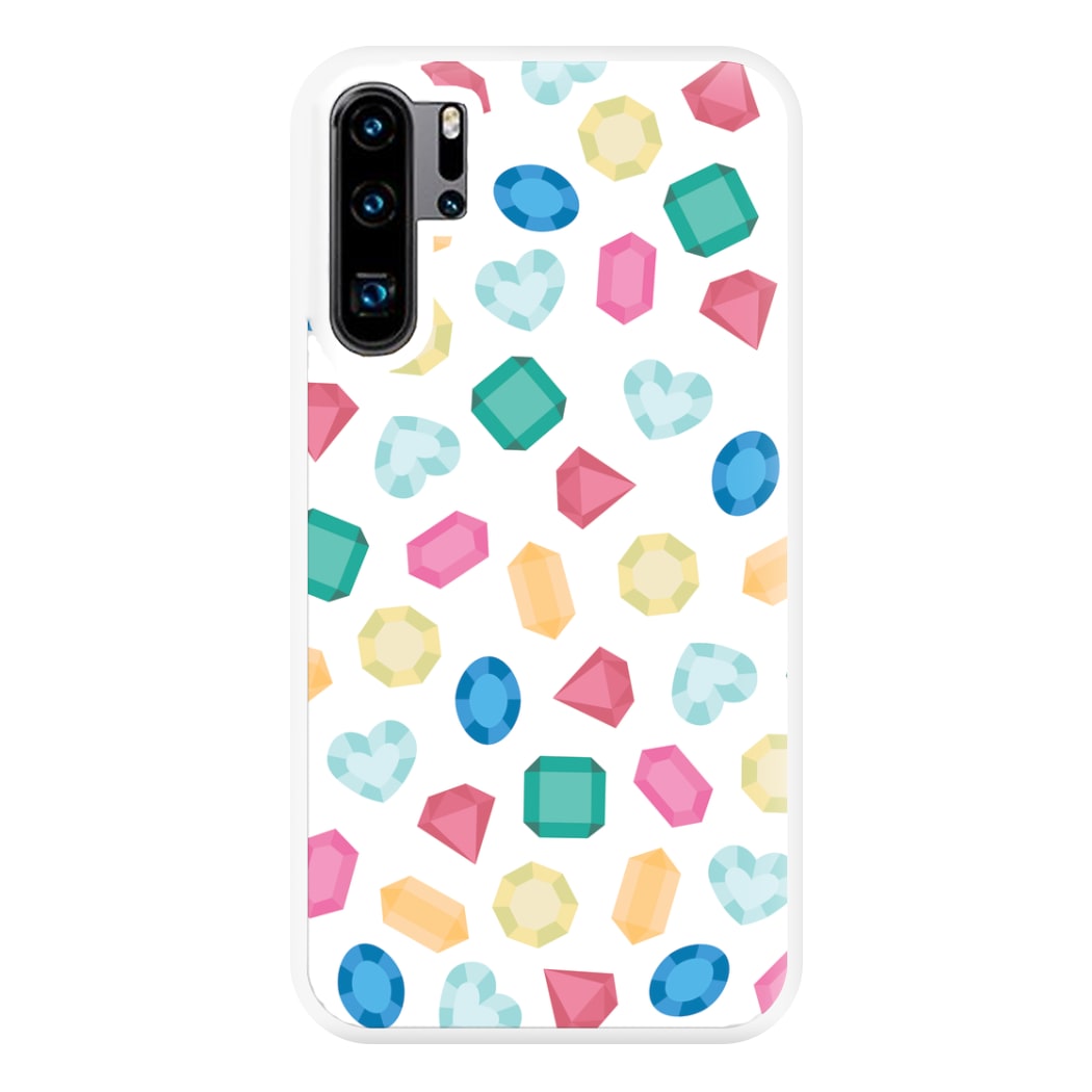 Cartoon Multicoloured Gems Pattern Phone Case for Huawei P30 Pro