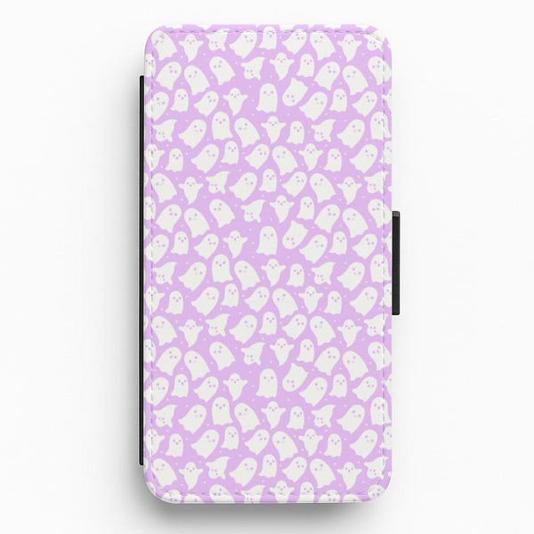Ghost Pattern Flip / Wallet Phone Case